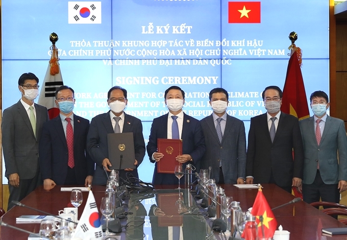 Vietnam - R de Corée Renforcement de la coopération dans la réponse au changement climatique